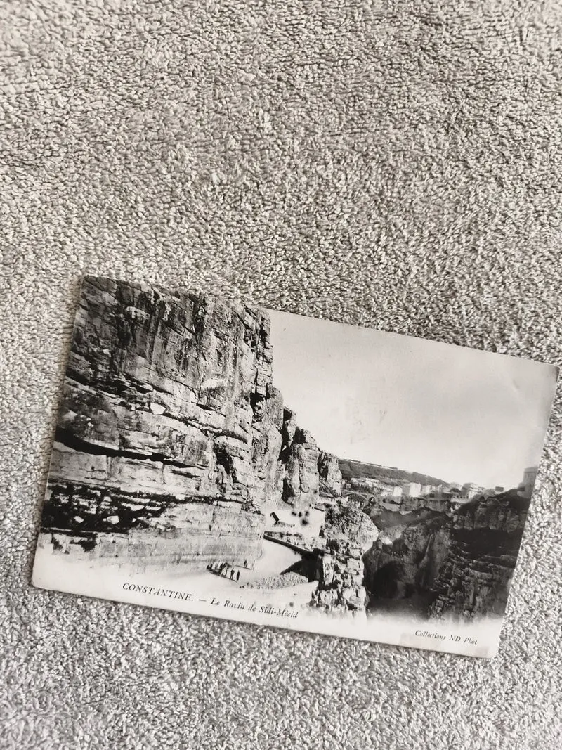 CPA Constantine ravin Sidi-Mecid Algérie Collection ND Phot noir et blanc