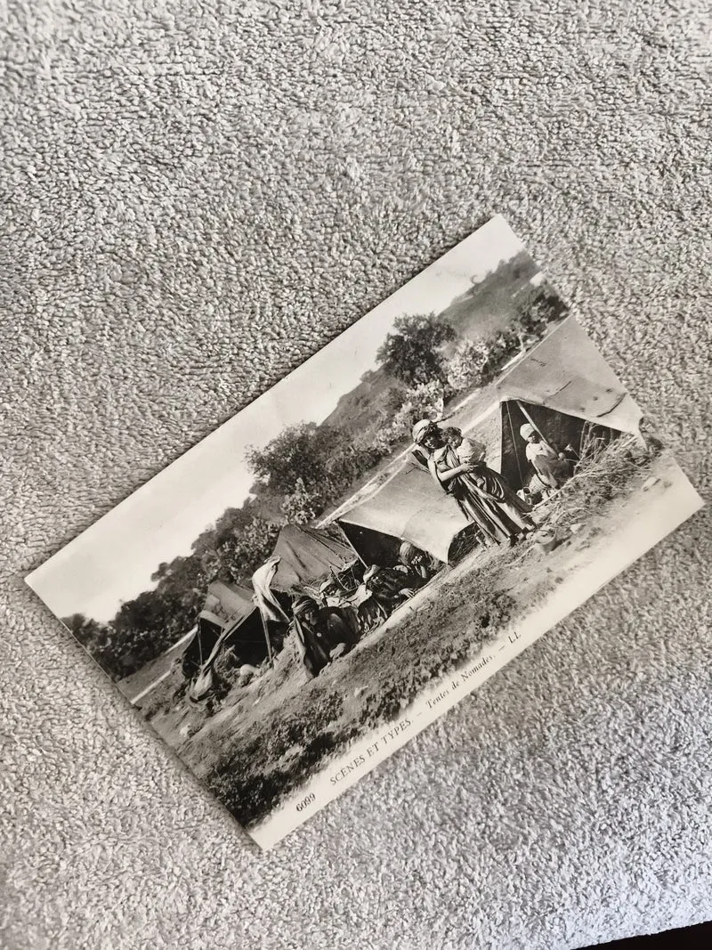 CPA Scènes et Types Tentes de Nomades LL carte postale photo ancienne