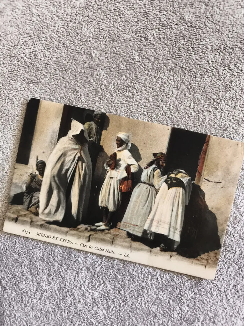 CPA Scènes et Types LL Oulad Naïls carte postale illustrée Maghreb