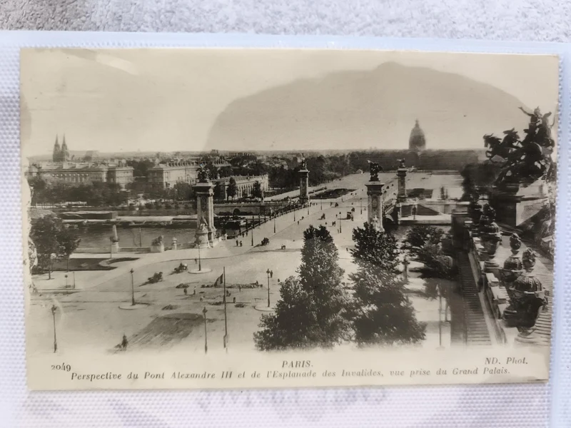 Carte postale CPA Paris Pont Alexandre III Esplanade Invalides ND Phot.