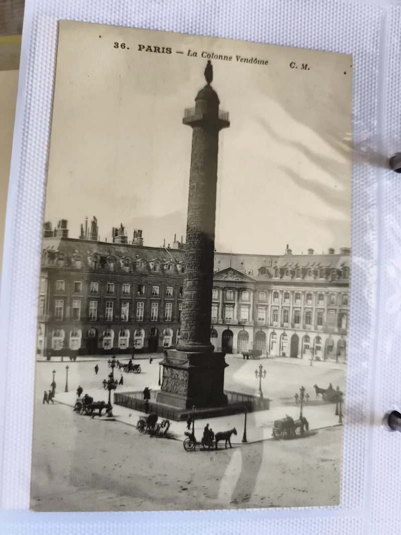 CPA Paris Colonne Vendôme C.M. carte postale ancienne photographie