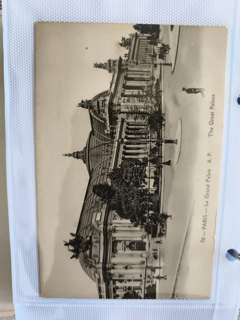 CPA photo Paris Grand Palais architecture A.P. carte postale ancienne