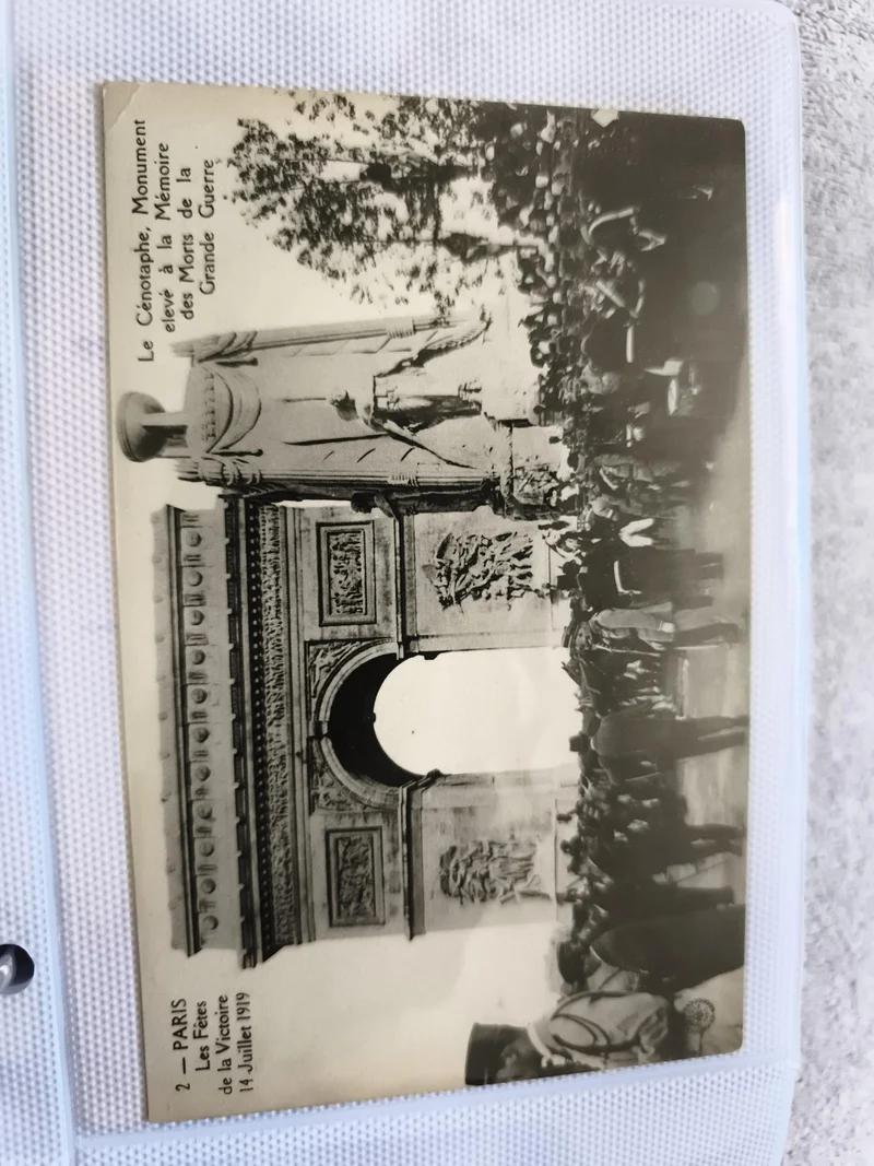 CPA Paris Arc de Triomphe 1919 Fêtes Victoire Grande Guerre monument
