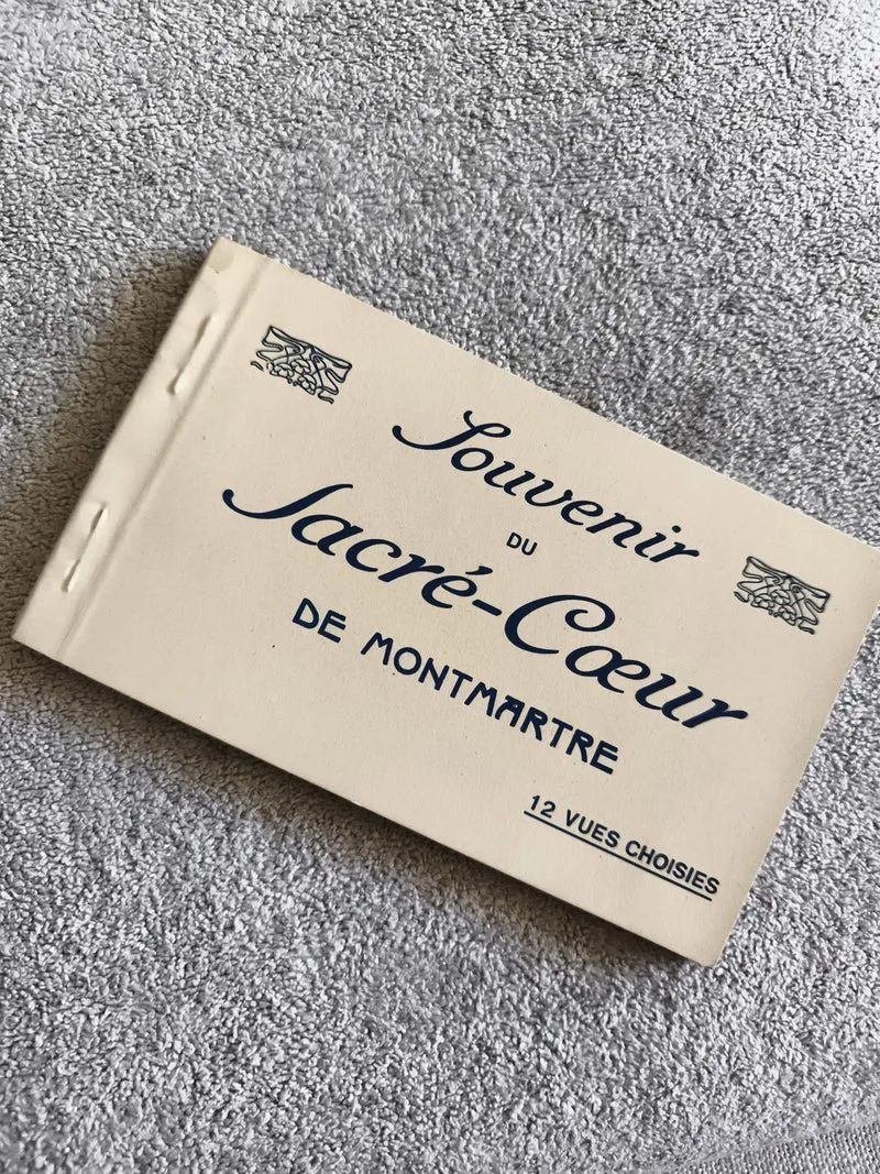 Carnet photos Souvenir Sacré-Cœur Montmartre 12 vues Paris philatélie