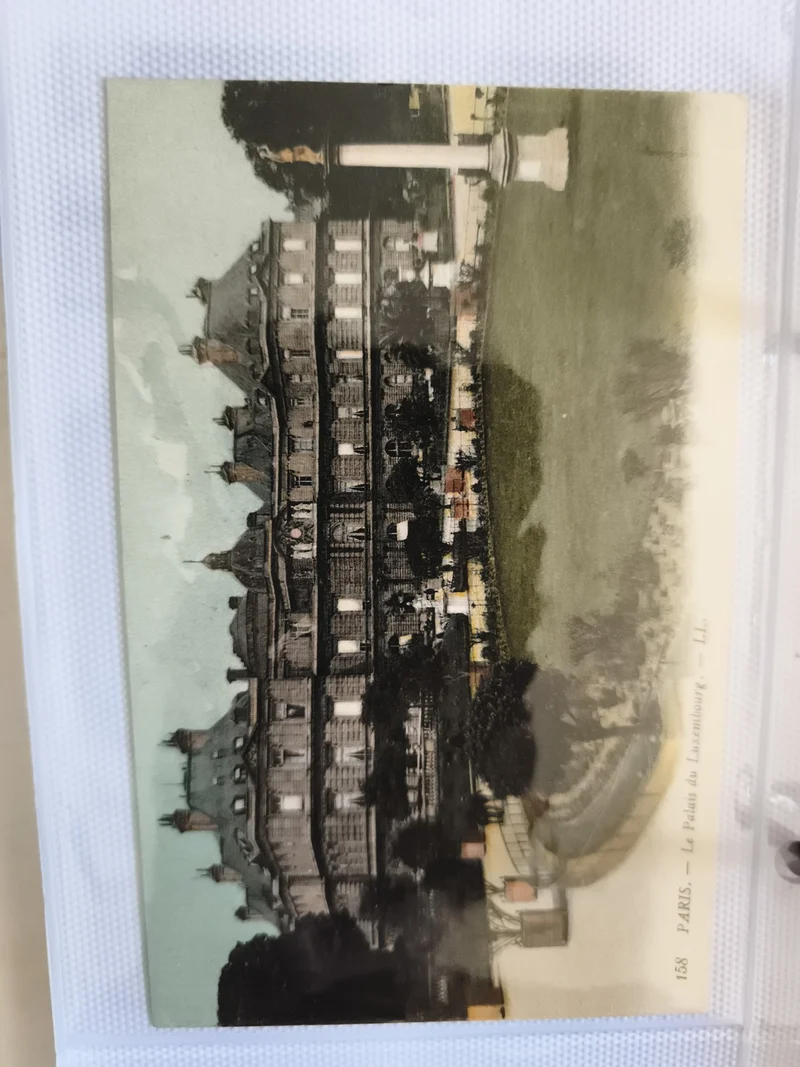 CPA Paris Palais du Luxembourg LL carte postale ancienne colorisée