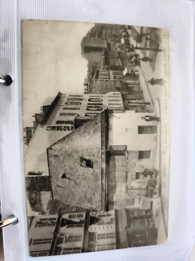 Carte postale CPA Paris Vieux Montmartre L’Abreuvoir LL photo ancienne