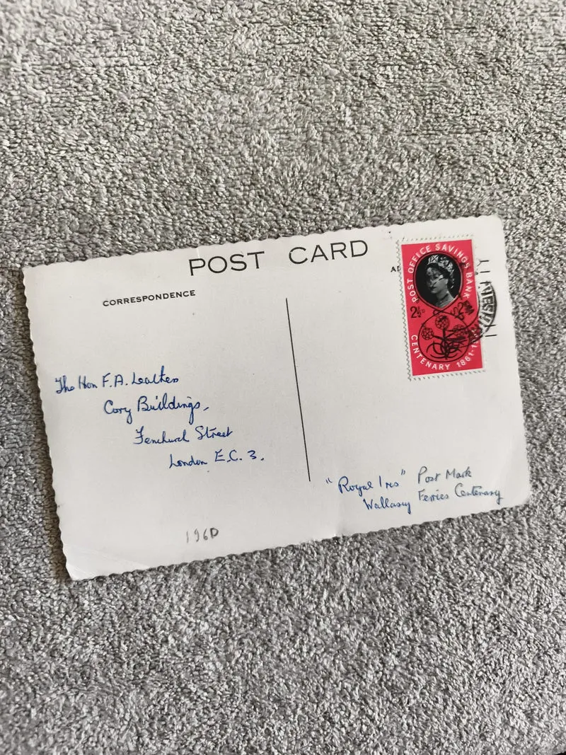 Carte postale timbrée 1960 Royaume-Uni, timbre Post Office Saving Bank, philatél