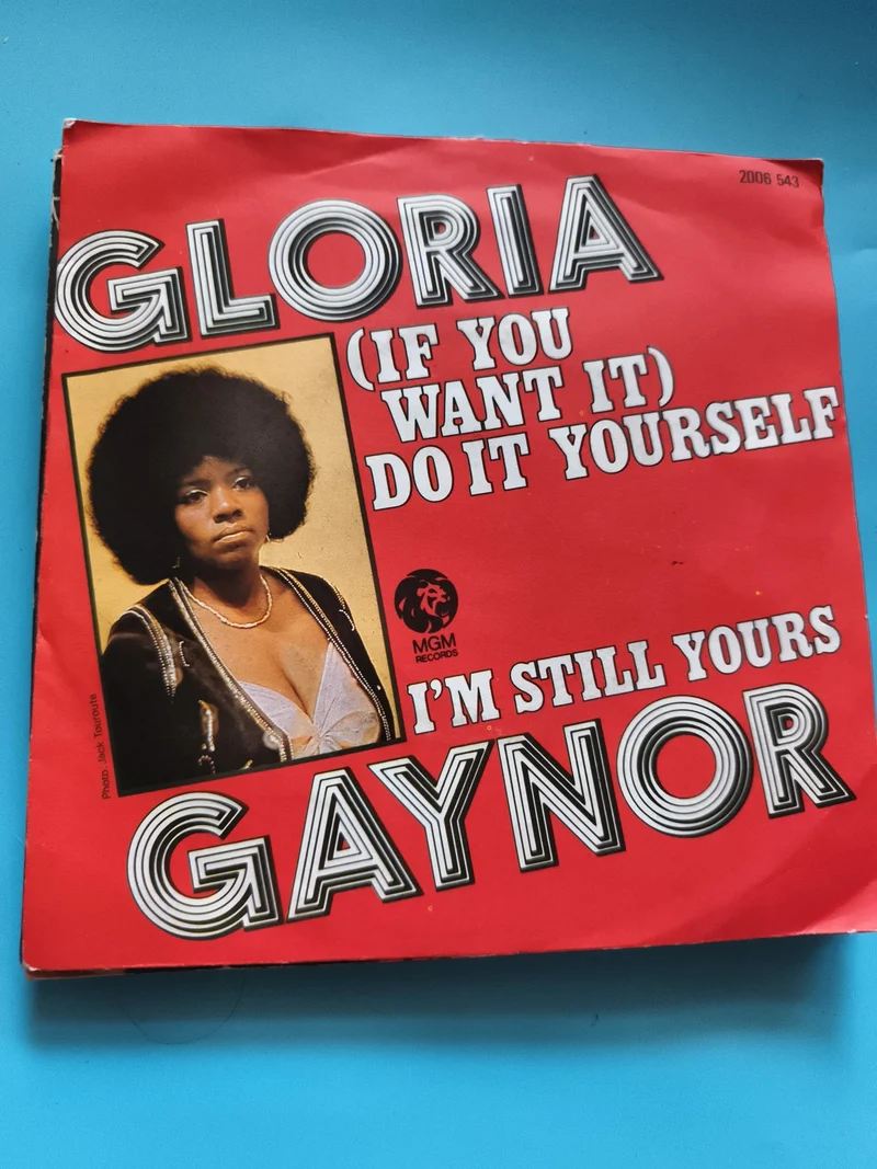 Vinyle 45 tours Gloria Gaynor MGM Records pochette rouge (If You Want It)