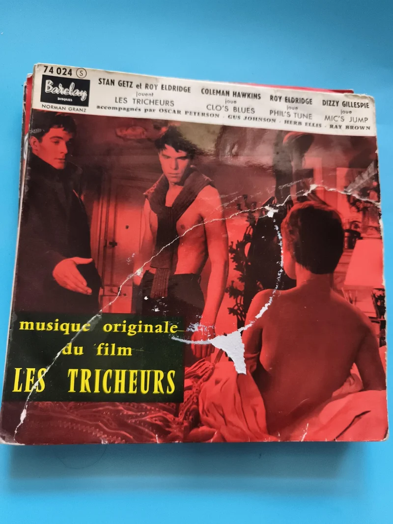 Vinyle 45 tours Barclay Les Tricheurs BOF Stan Getz Roy Eldridge Jazz France