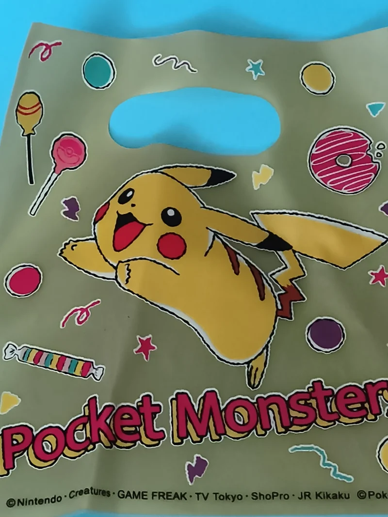 Sac plastique Pokémon Pikachu Pocket Monsters Nintendo Game Freak
