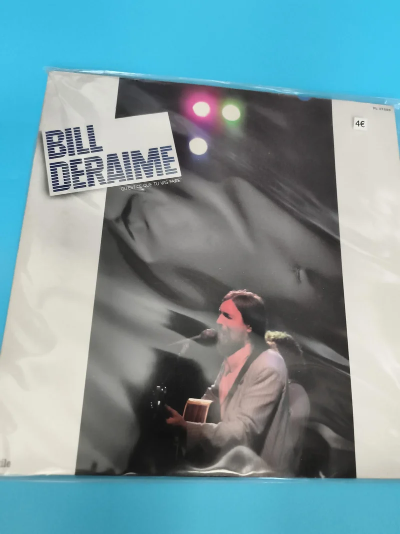 Vinyle 33 tours Bill Deraime – Qu'est-ce que tu vas faire, pochette originale