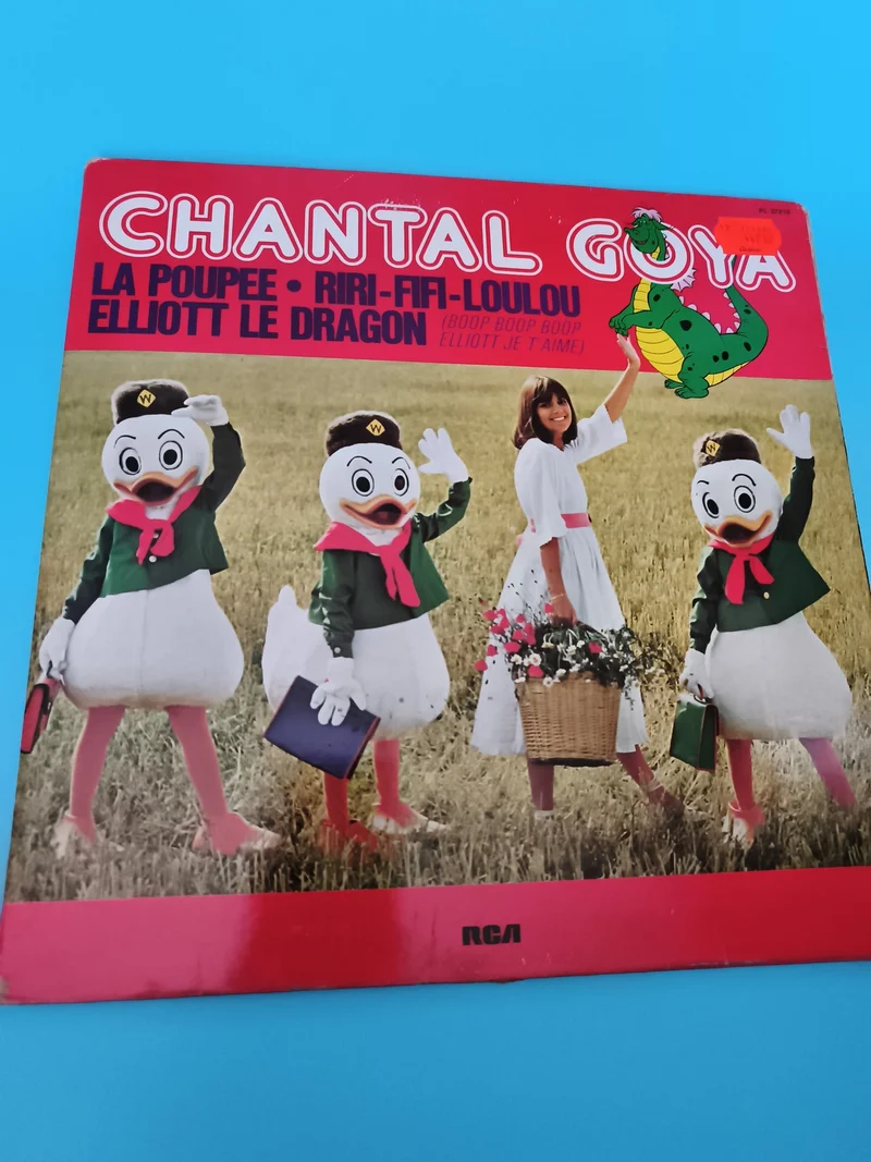 Vinyle 33 tours Chantal Goya Riri Fifi Loulou Elliott le Dragon RCA