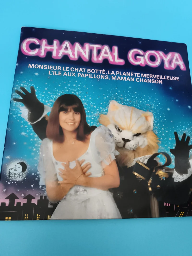 Vinyle 33 tours Chantal Goya Monsieur le Chat Botté LP France enfant