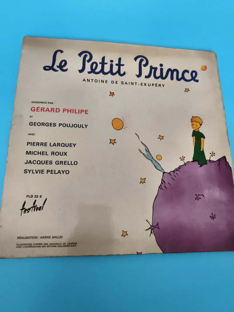 Vinyle 33 tours Le Petit Prince Gérard Philipe Festival FLD22S disque LP