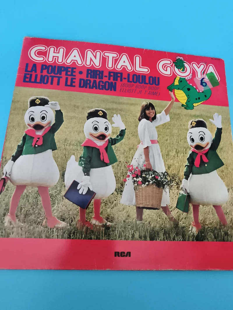 Vinyle 33 tours Chantal Goya RCA Riri Fifi Loulou Elliott le Dragon
