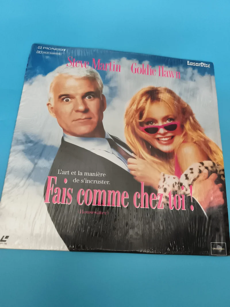 Laserdisc Fais comme chez toi Steve Martin Goldie Hawn Pioneer Dolby Surround