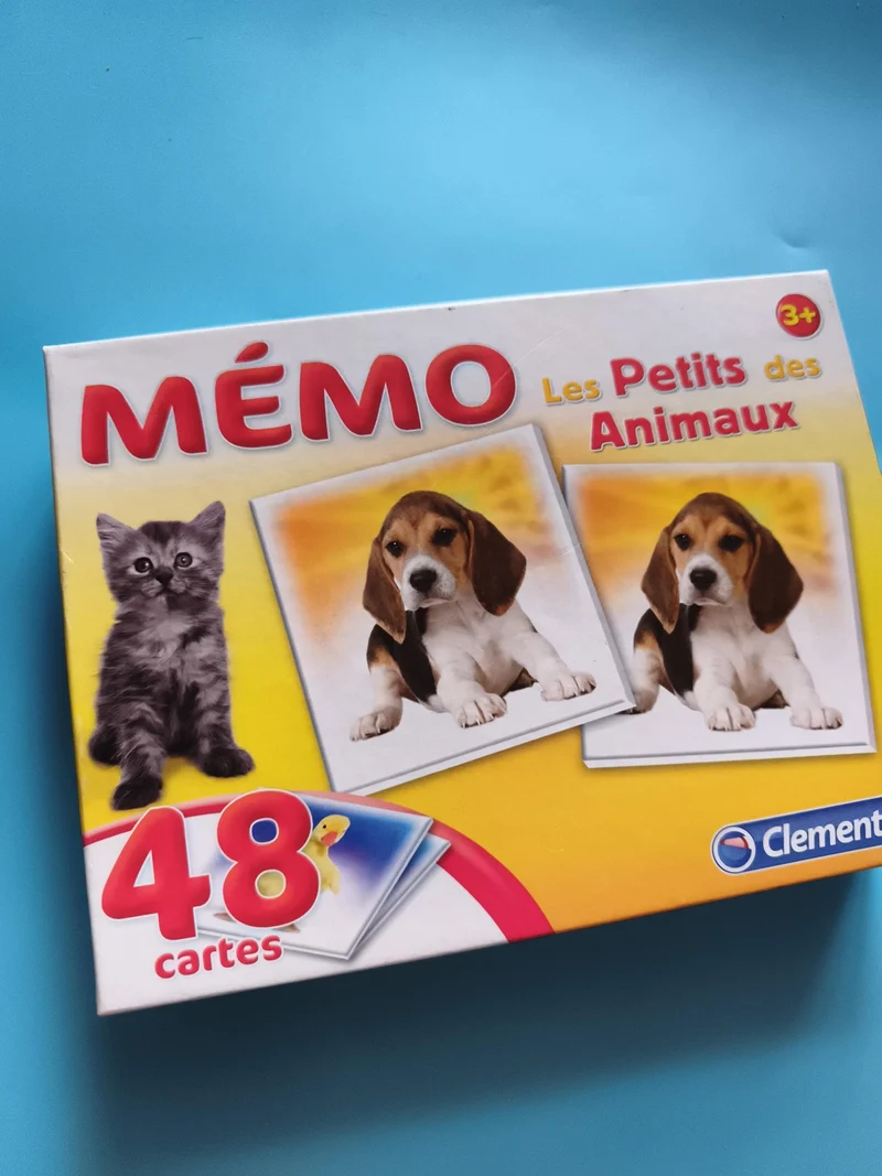 Jeu de mémoire Mémo animaux Clementoni 48 cartes enfants 3+ Les Petits des Anima
