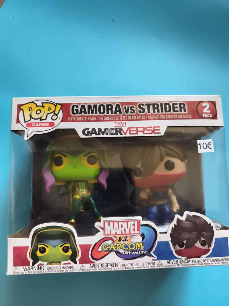 Figurines Pop! Marvel vs Capcom Gamora Strider Gamerverse 2 pack vinyl