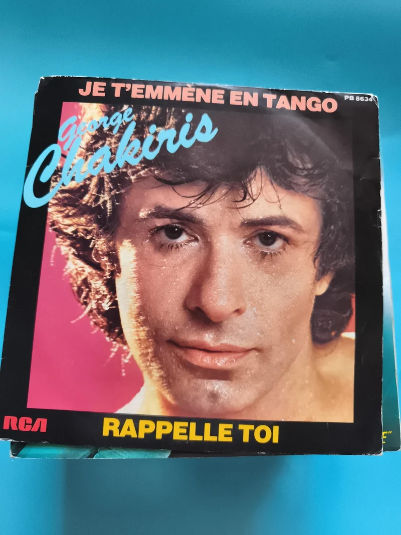 Vinyle 45 tours George Chakiris RCA Je t’emmène en tango Rappelle toi