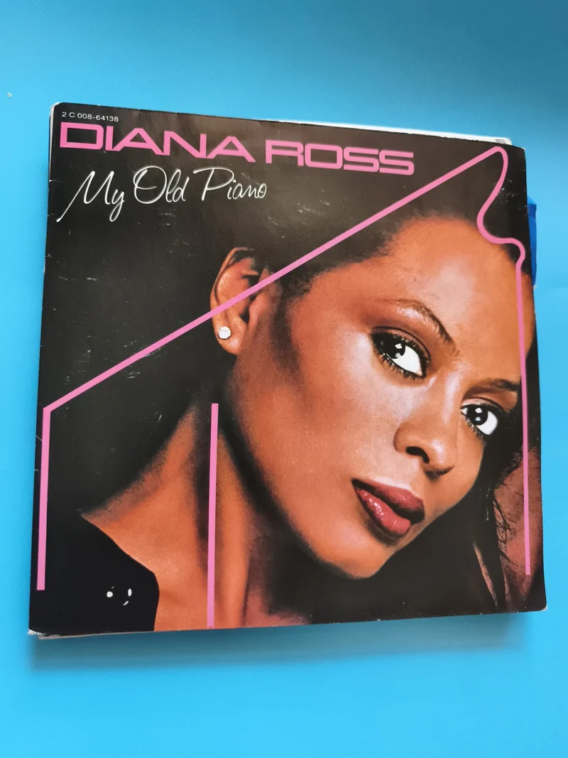 Vinyle 45 tours Diana Ross My Old Piano pochette originale disco