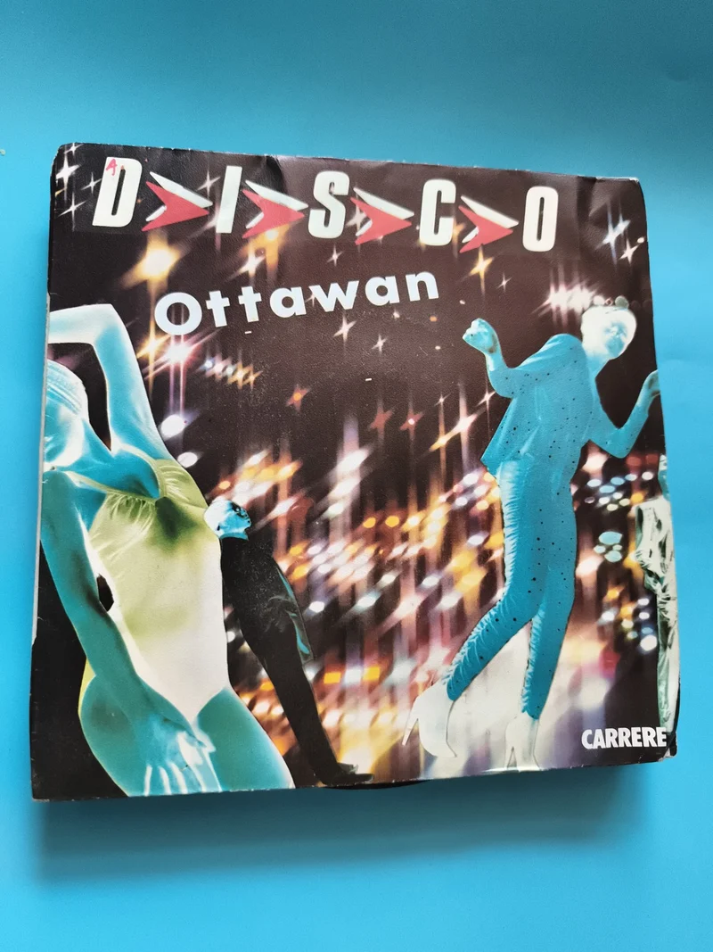 Vinyle 45 tours Ottawan DISCO Carrere pochette illustrée années 80
