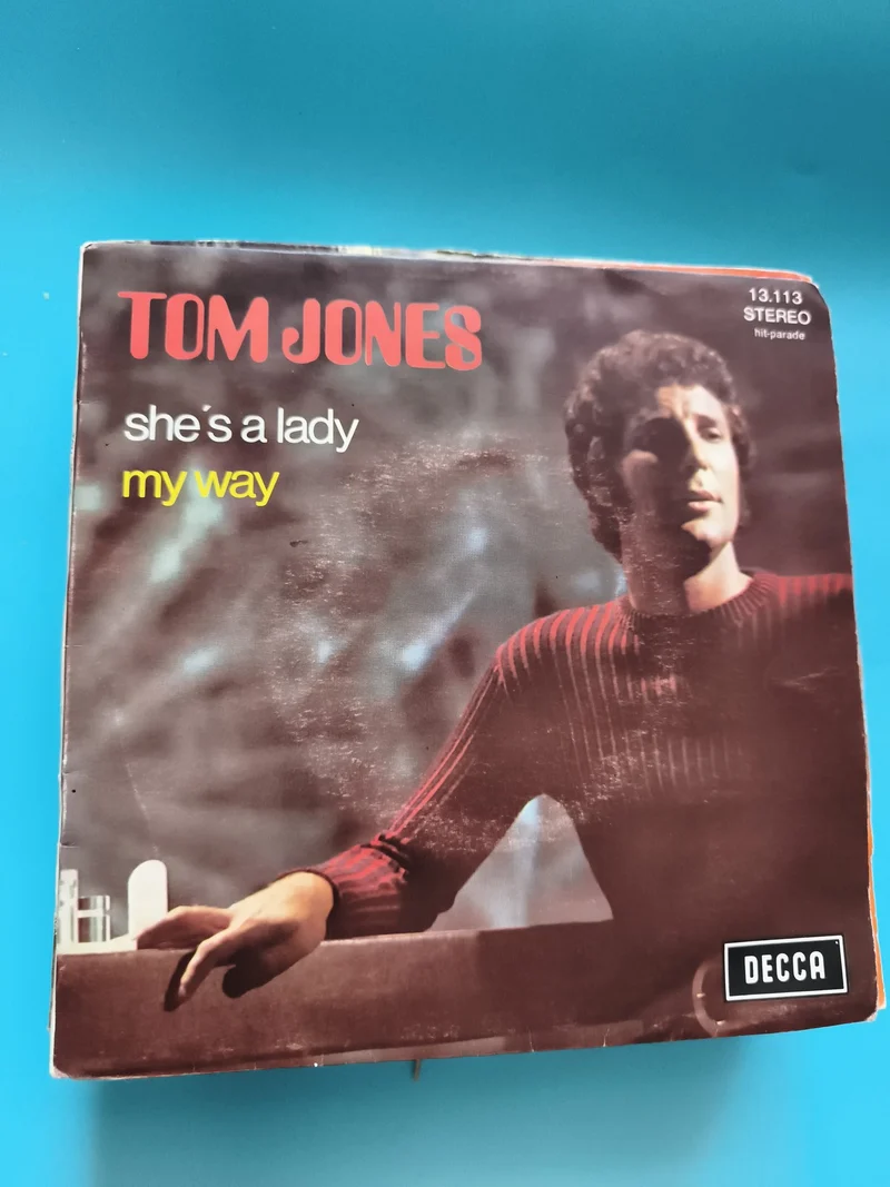 Vinyle 45 tours Tom Jones Decca she's a lady my way pochette photo 13.113