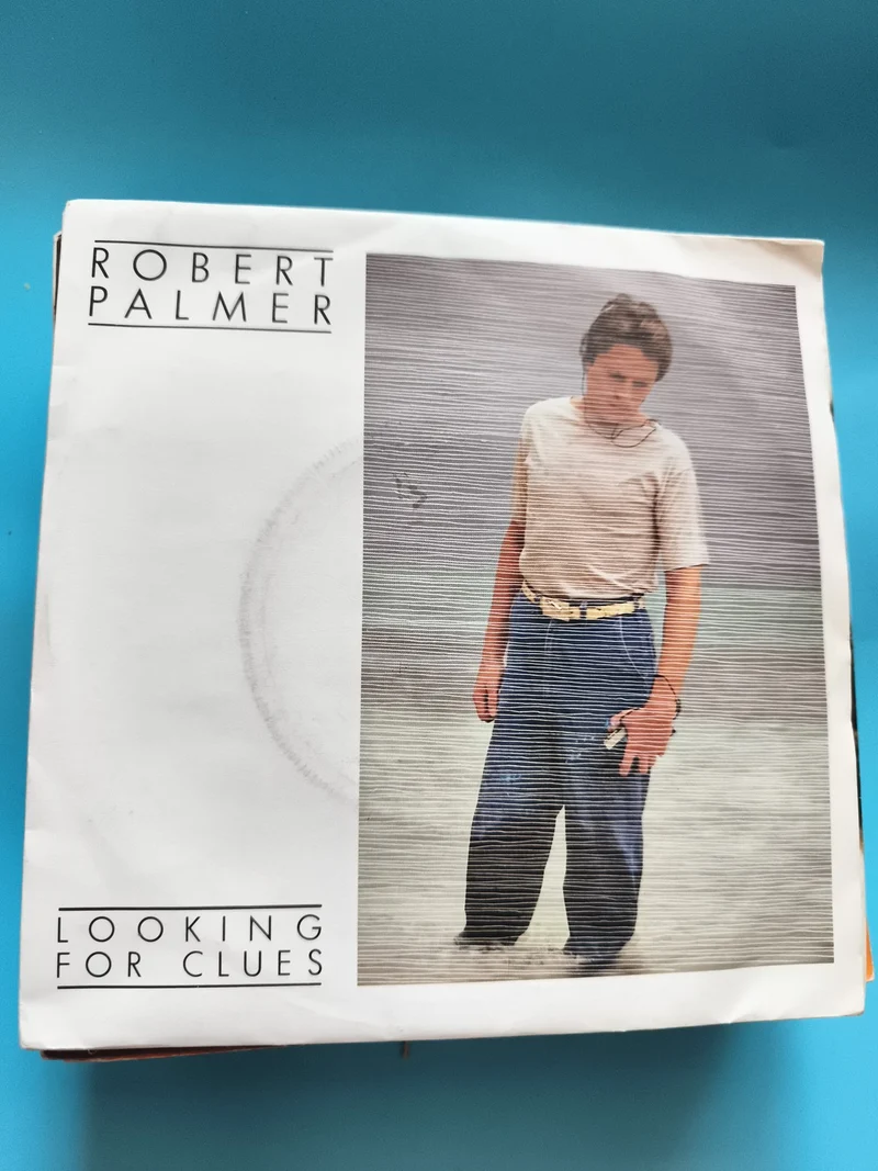 Vinyle 45 tours Robert Palmer Looking for Clues pochette photo années 80