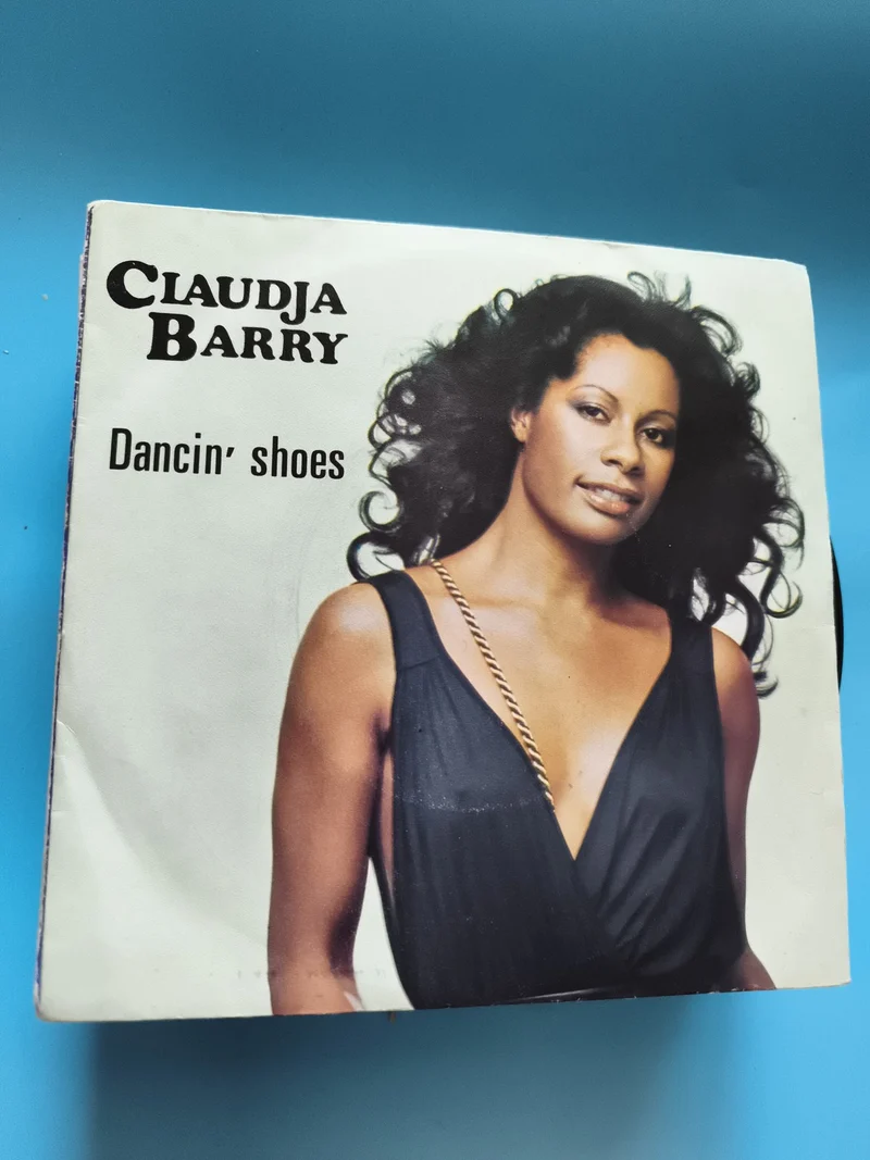 Vinyle 45 tours Claudja Barry Dancin' Shoes pochette photo disco