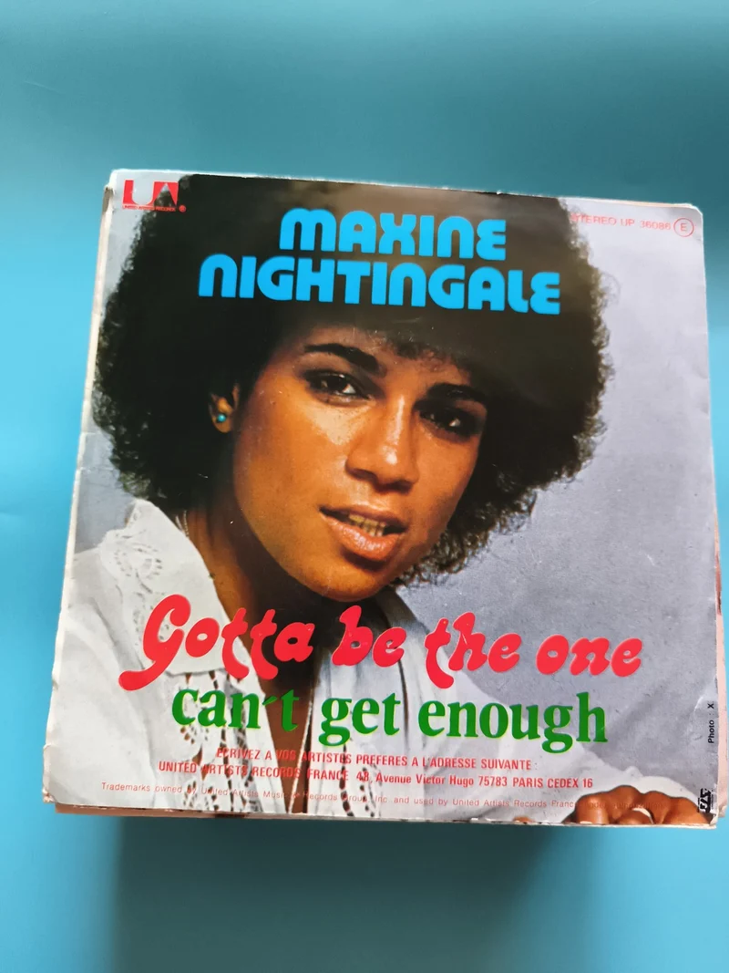 Vinyle 45 tours Maxine Nightingale Gotta Be The One UA pochette photo