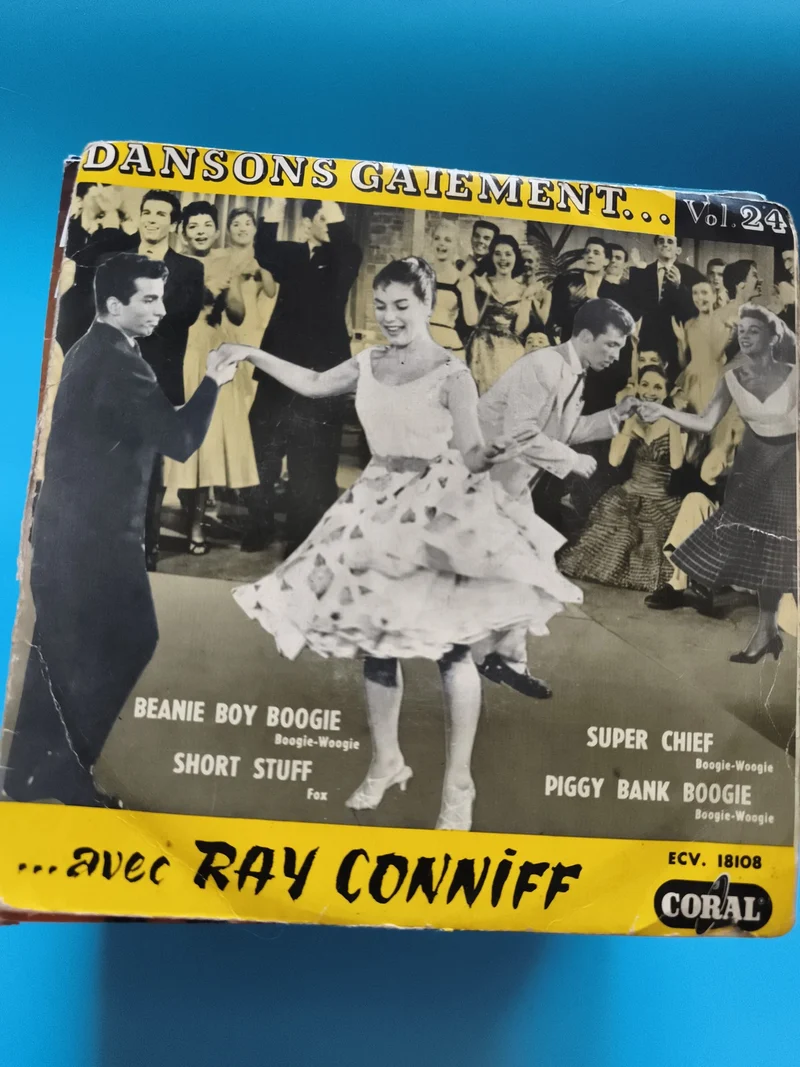 Vinyle 45 tours Ray Conniff Dansons Gaiement Vol 24 CORAL pochette photo