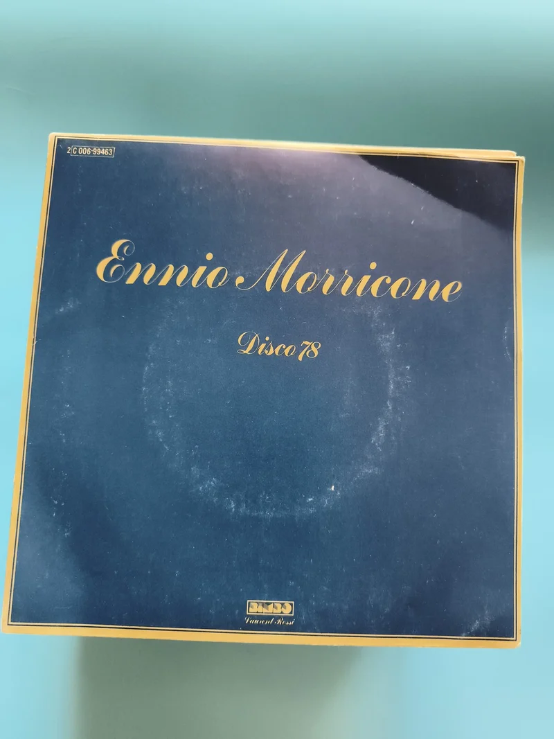 Vinyle 45 tours Ennio Morricone Disco 78 EMI pochette bleue