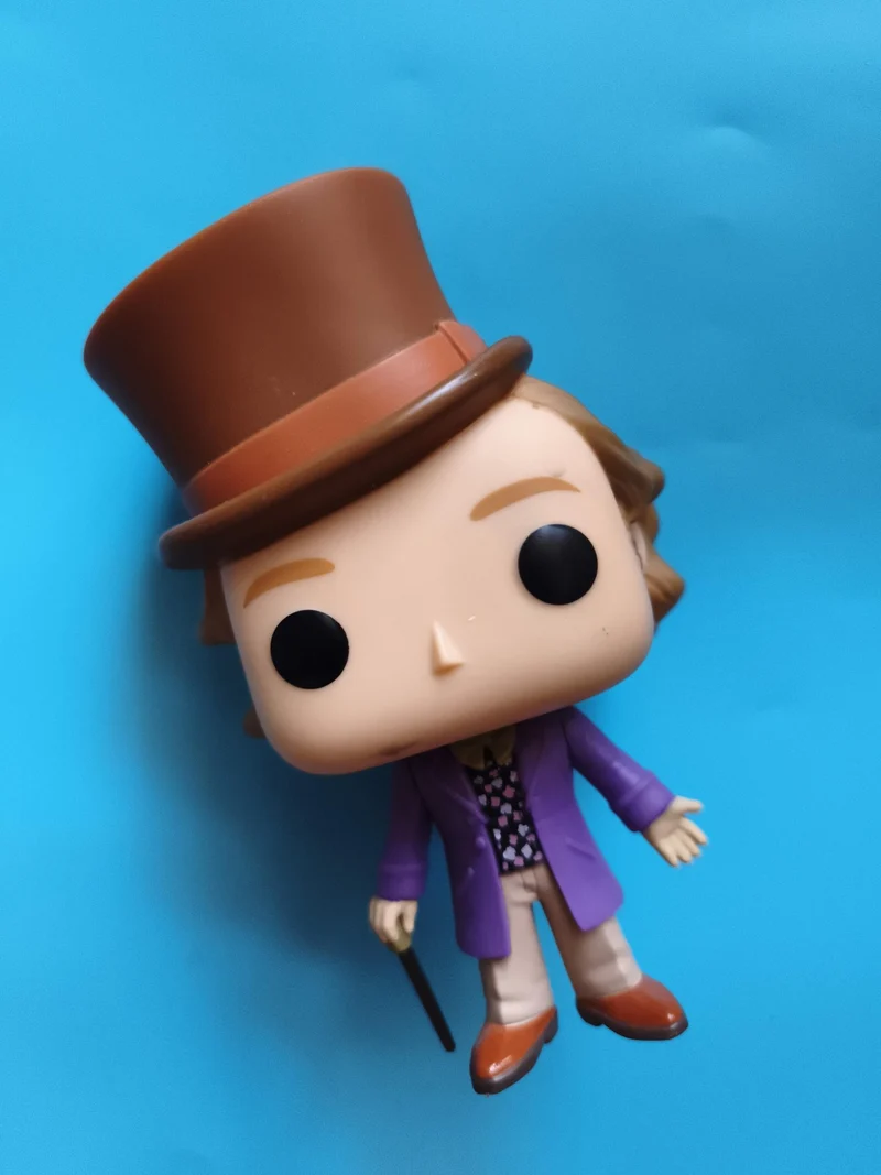 Figurine Funko Pop Willy Wonka violet Charlie Chocolaterie chapeau marron