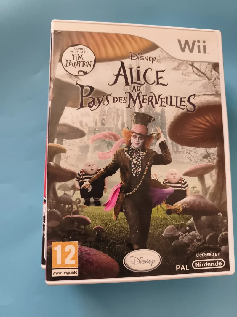 Jeu Wii Alice au Pays des Merveilles Disney Nintendo PAL Tim Burton