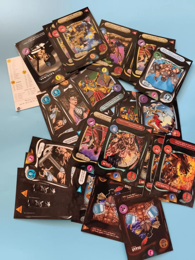 Cartes jeu Nintendo Héros Mythologiques lot illustré stratégie