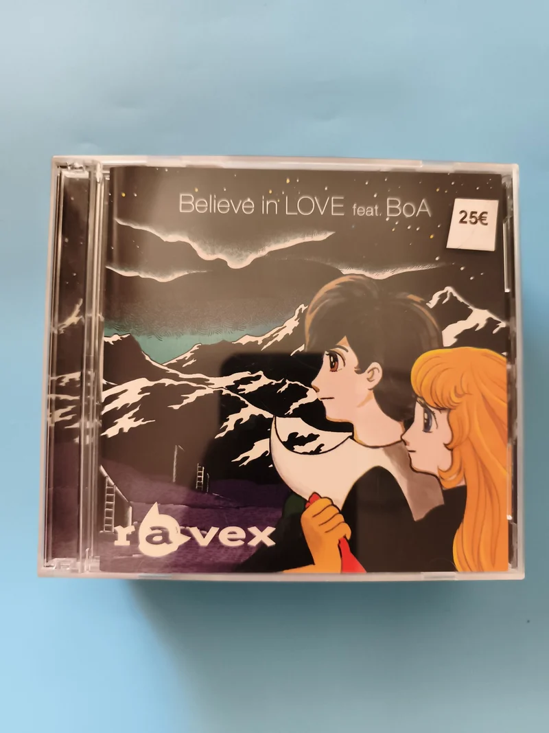 CD japonais ravex Believe in LOVE feat. BoA import NEC anime manga