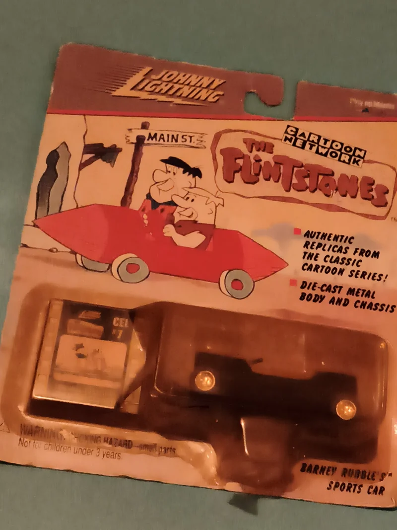 Voiture Johnny Lightning Flintstones diecast vintage Cartoon Network rare
