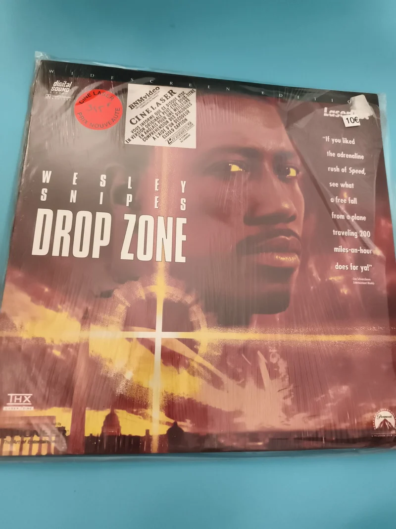 Laserdisc Drop Zone Wesley Snipes film THX widescreen Digital Sound