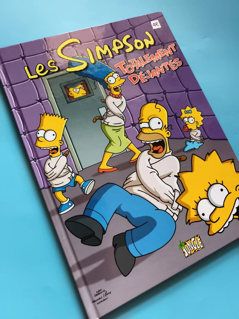 BD Les Simpson Totalement Déjantés Jungle couverture cartonnée