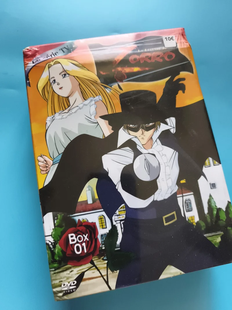 Coffret DVD La Légende de Zorro Box 01 animé série TV manga