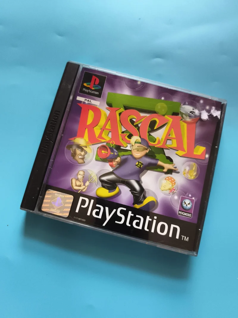 Jeu PS1 Rascal PAL Sony PlayStation, boîte d'origine, Psygnosis
