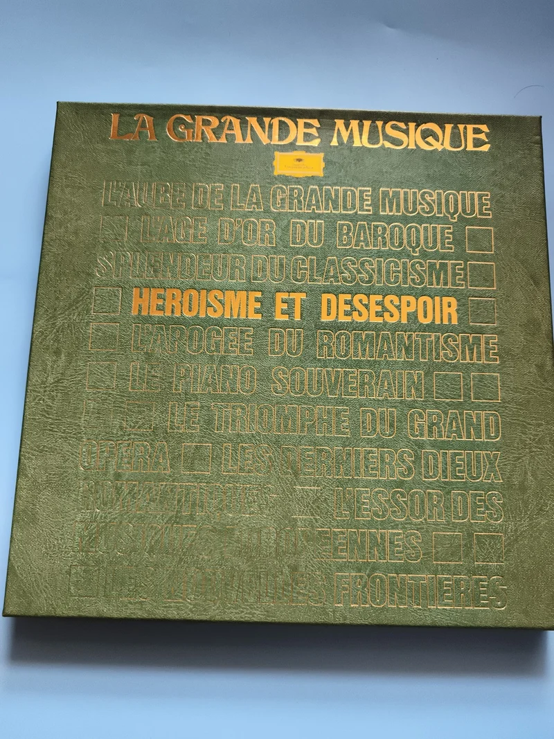 Coffret vinyle 33 tours LA GRANDE MUSIQUE Deutsche Grammophon