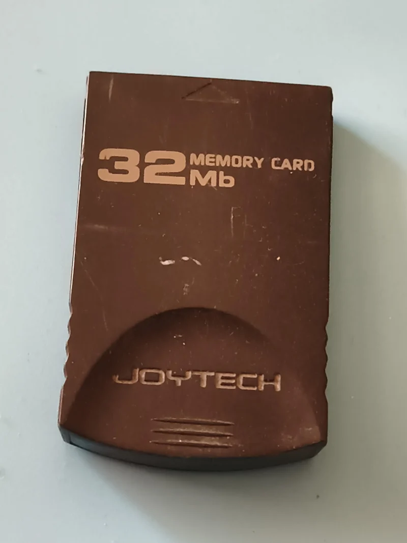 Carte mémoire 32Mb Joytech PS2 marron Memory Card Générique