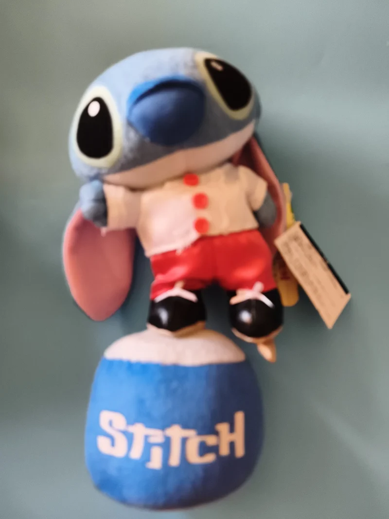 Peluche Stitch Disney costume rouge Tokyo Japon rare vintage