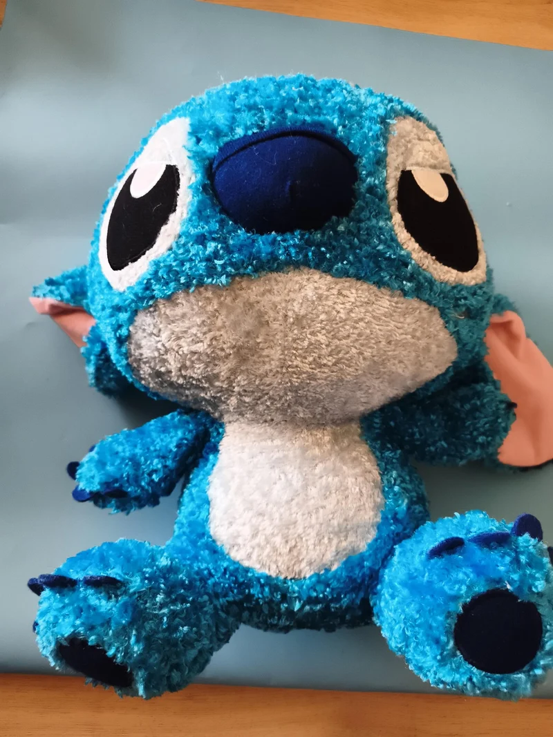 Peluche Stitch bleu Disney Tokyo Japon grand modèle rare doudou vintage