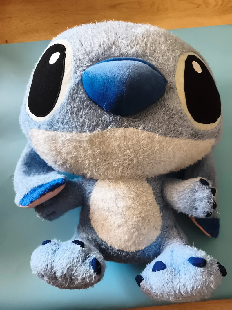 Peluche Stitch bleu grande taille Tokyo Japon Disney rare vintage