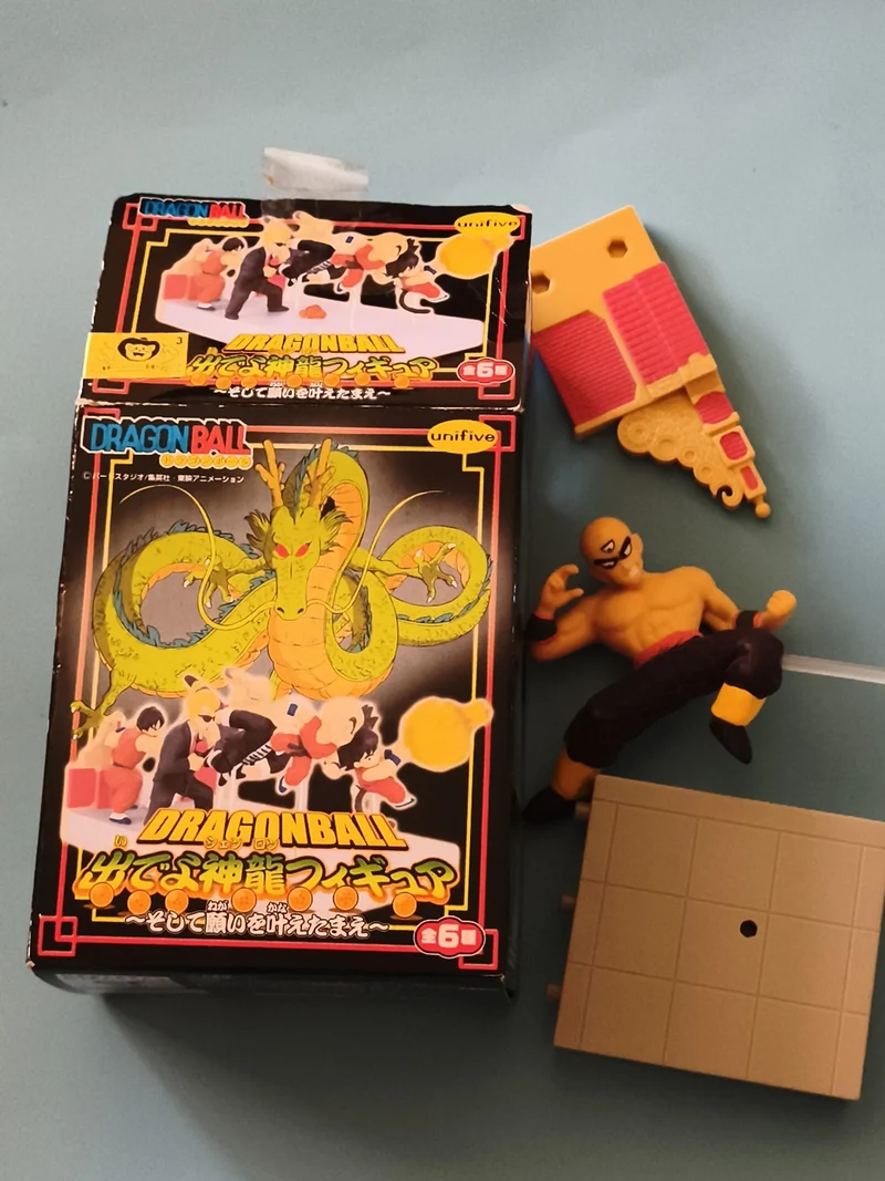 Figurine Dragon Ball Z Unifive + boîte, Ten Shin Han, décor tournoi, anime