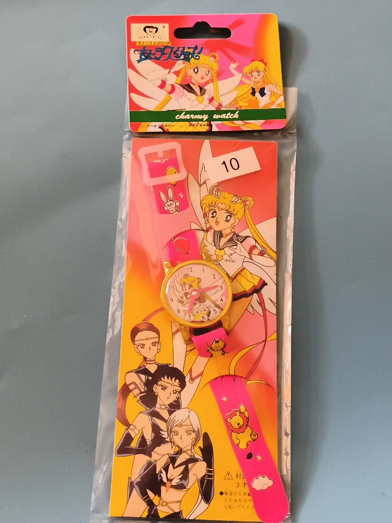 Montre Sailor Moon vintage charmy watch neuve sous blister rose anime