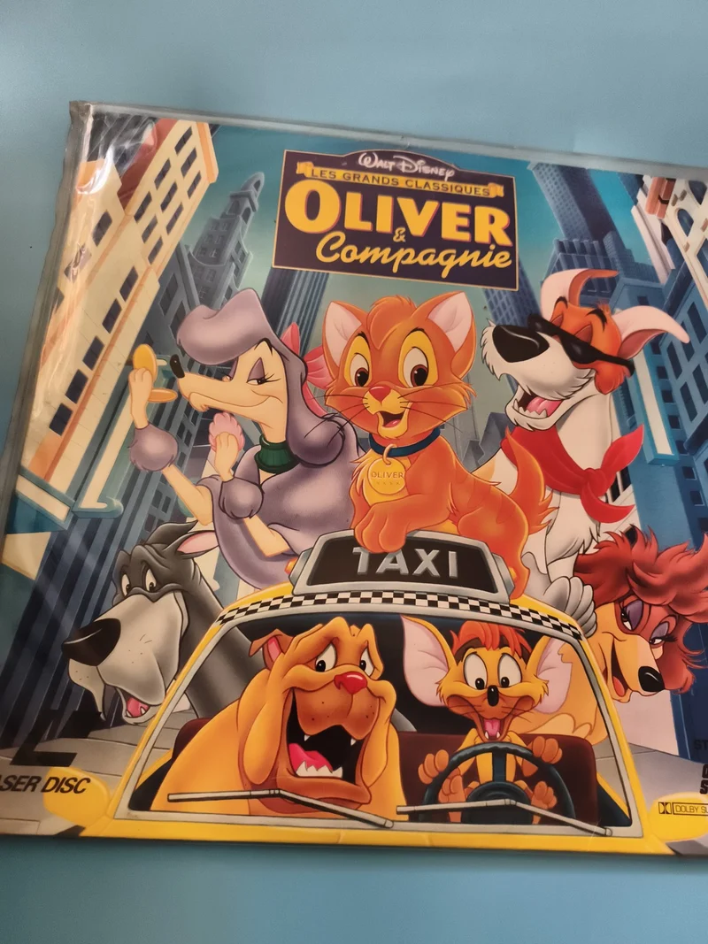 Laserdisc Walt Disney Oliver et Compagnie import japonais animation