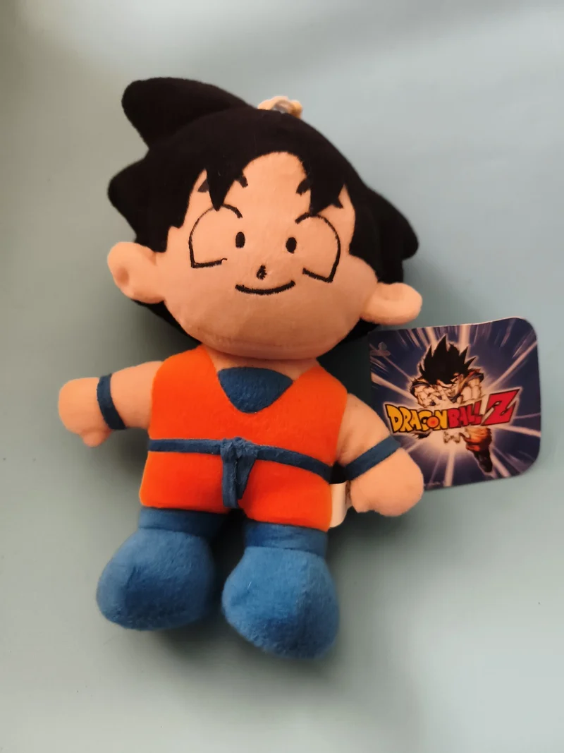 Peluche Son Goku Dragon Ball Z orange bleu – doudou soft manga