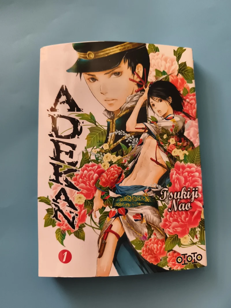 Manga Adekan Tome 1 Tsukiji Nao OTOTO couverture fleurie